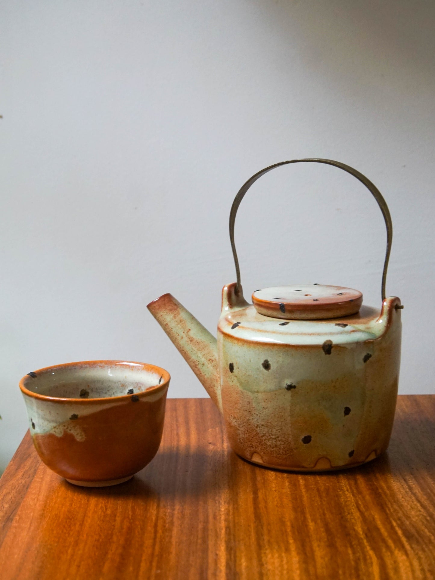 Tetera y vaso (set)
