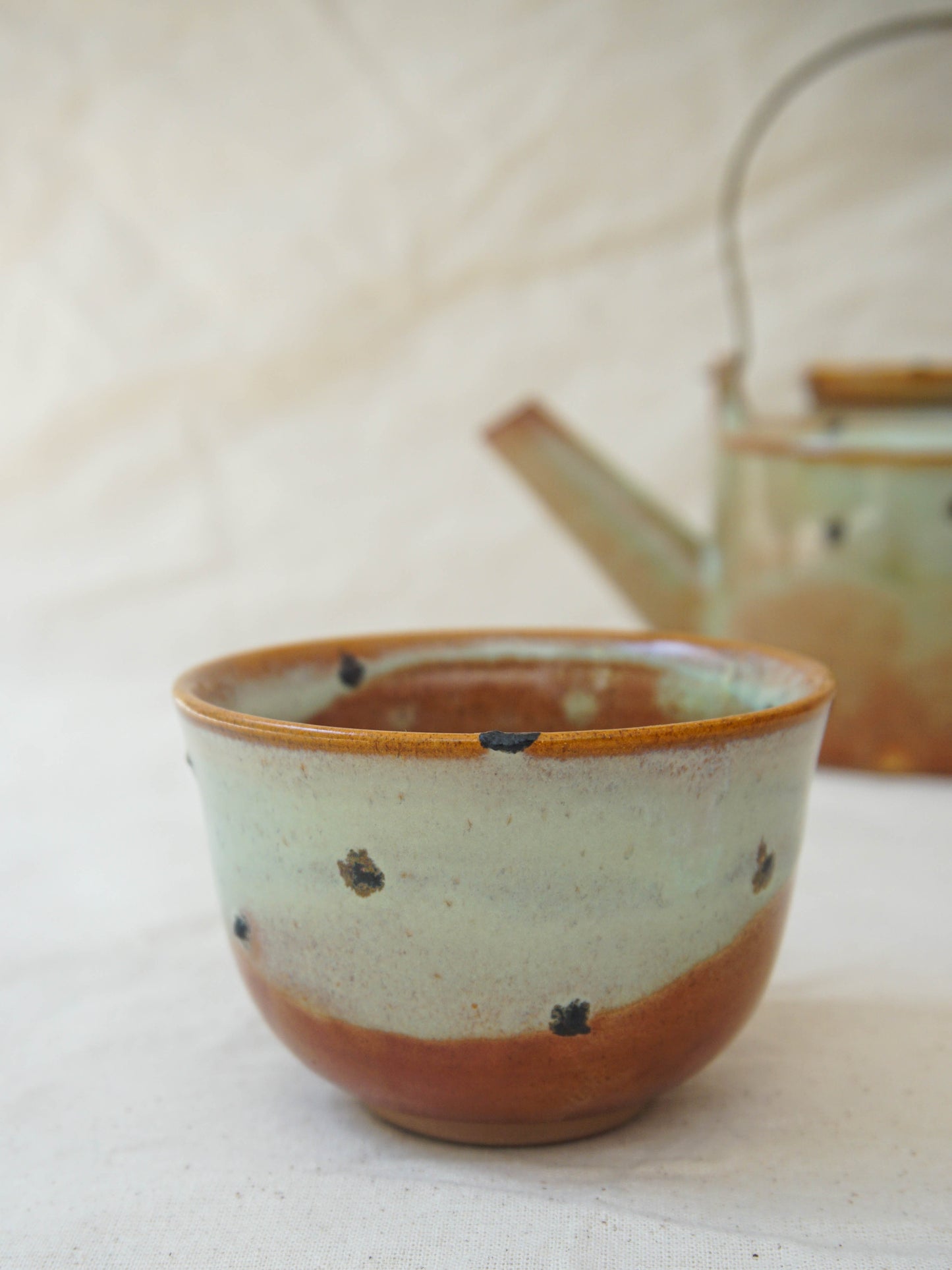 Tetera y vaso (set)