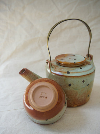 Tetera y vaso (set)