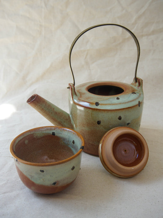 Tetera y vaso (set)